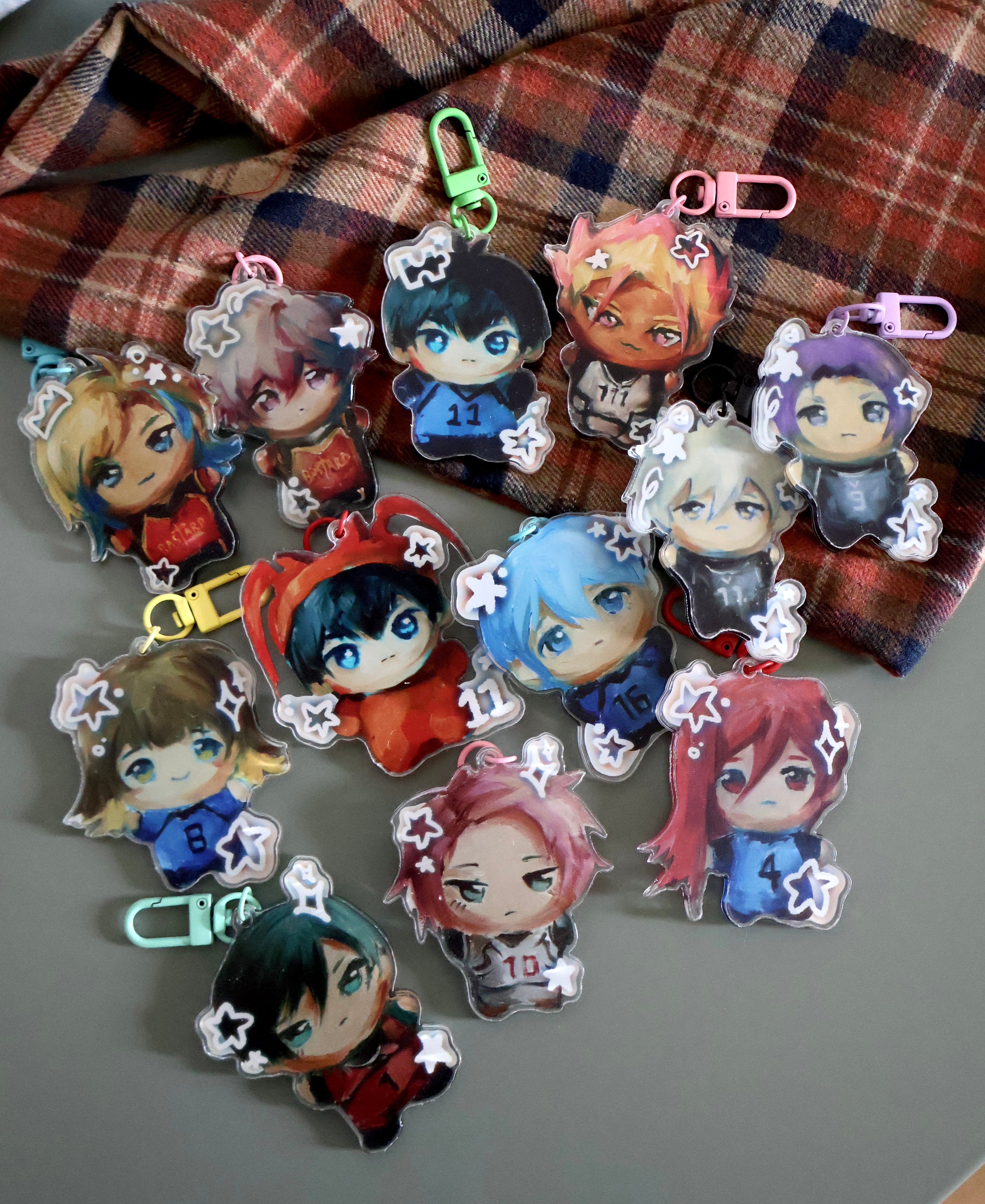egoist acrylic charms