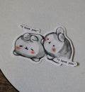 I love you sticker
