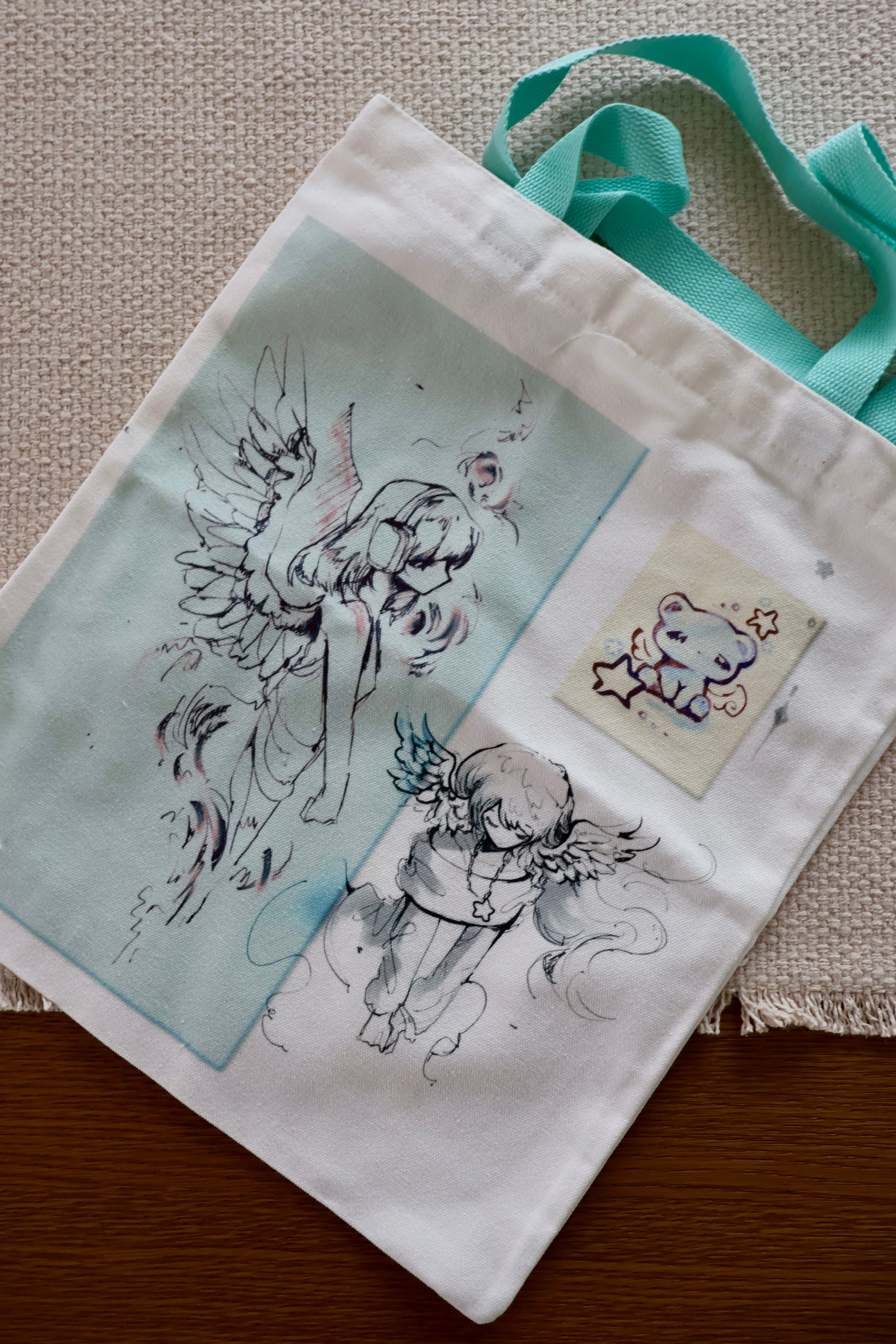angel tote bag