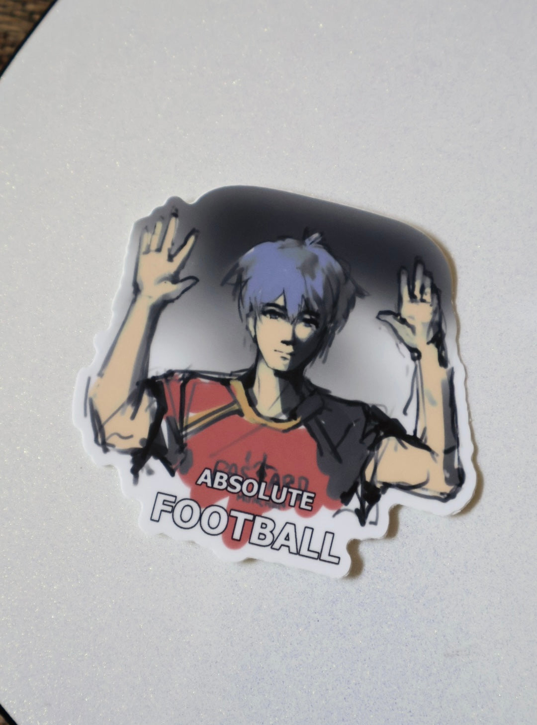 absolute football sticker